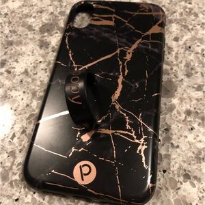 Black Marble Phone Case